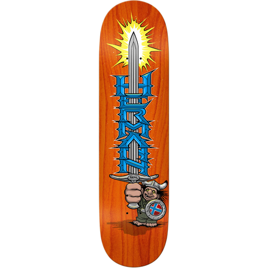 8.5" Real Hermann Stene Mighty Skateboard Deck - Assorted Stains