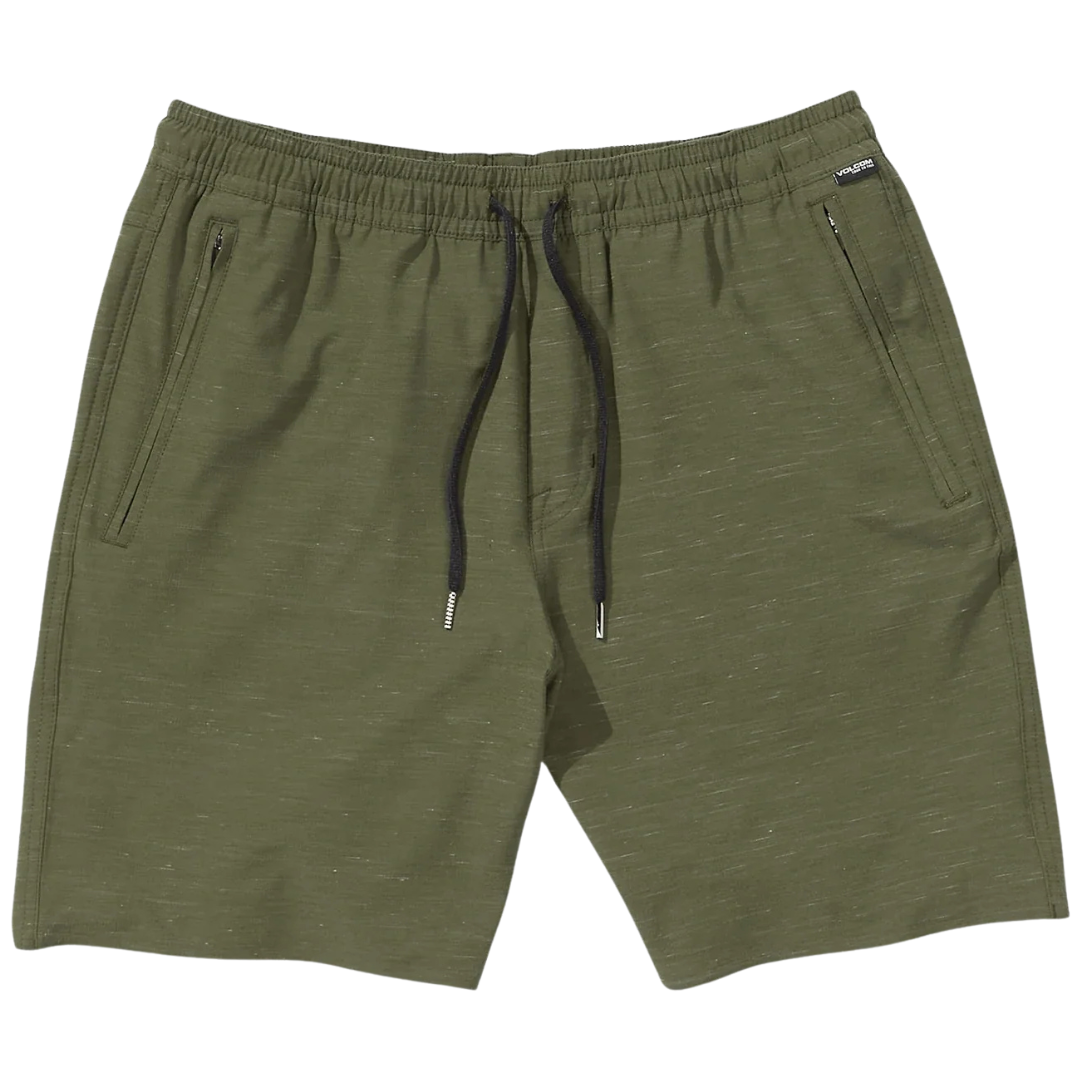 Volcom Wrecpack Hybrid Shorts - Military Green