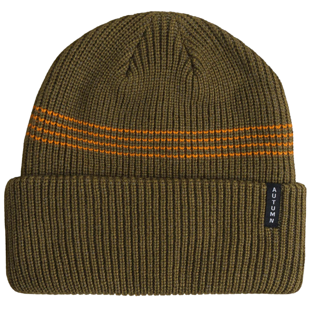 Autumn Mini Stripe Beanie - Fir