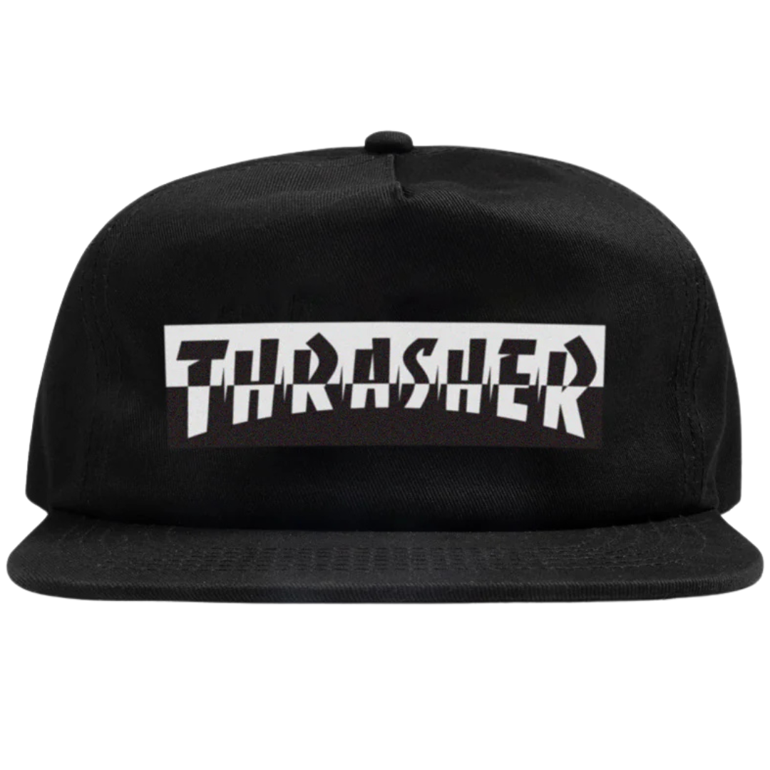 Thrasher Magazine Mixtape Snapback Hat - Black