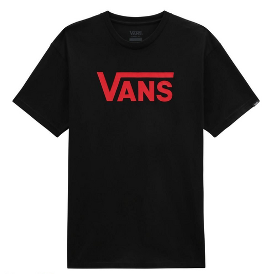 Vans MN Classic Short Sleeve T-Shirt - Black / Red