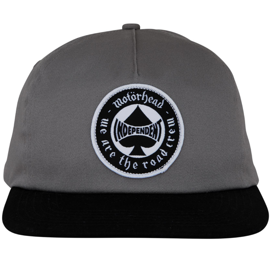 Independent Trucks Motörhead Spade Snapback Hat - Charcoal / Black