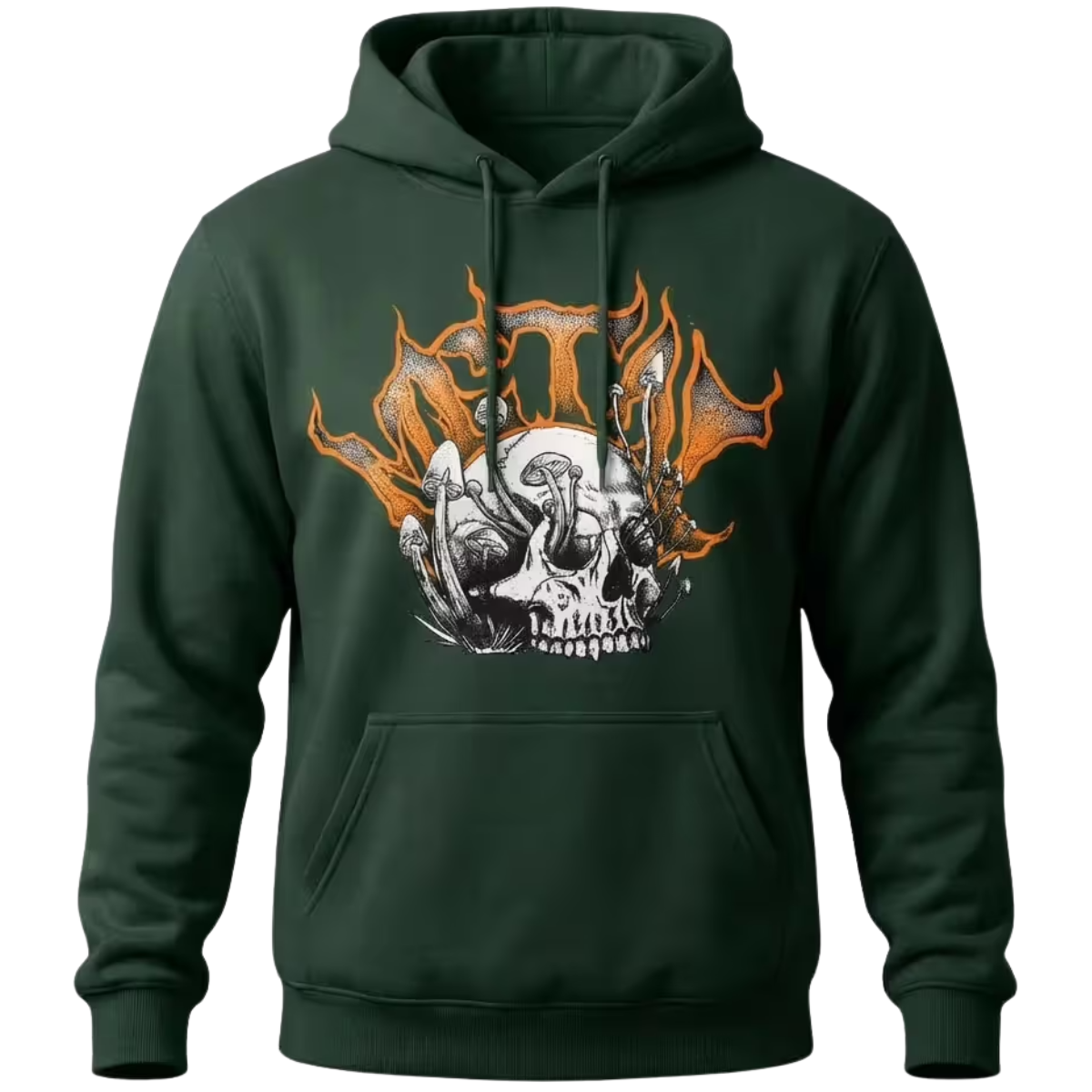 Metal Skateboards Mushroom Hoodie - Forest Green