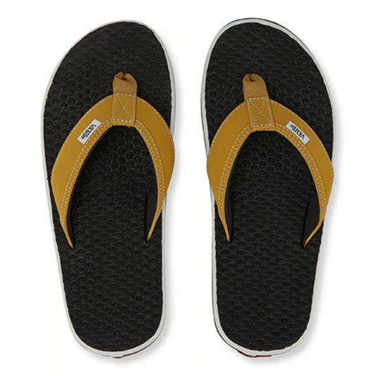 Vans Men's La Costa Lite Sandals Flip Flops - Mustard Gold / Marshmallow