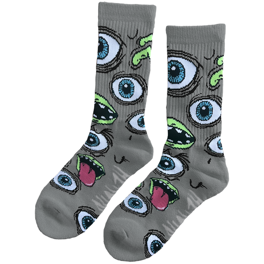 Heroin Skateboards Mutant Socks - Grey