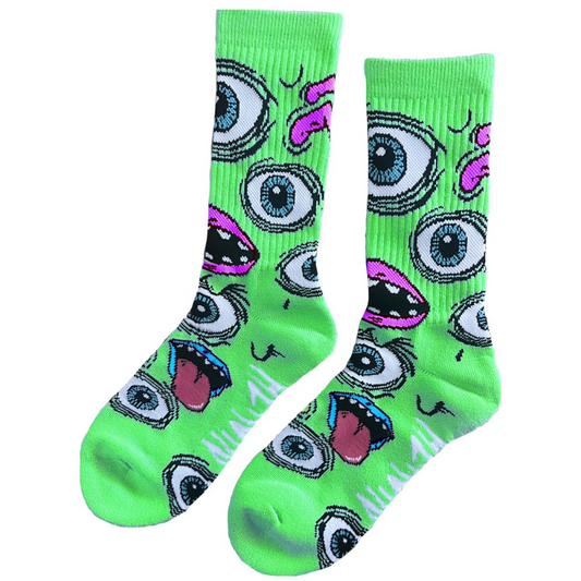 Heroin Skateboards Mutant Socks - Green