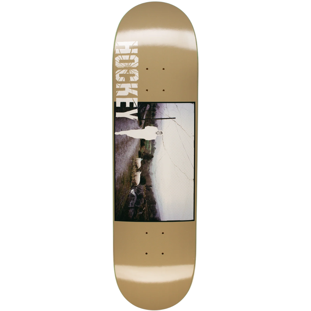 8.5" Hockey Nik Stain Priest's Leap Skateboard Deck - Shape 1