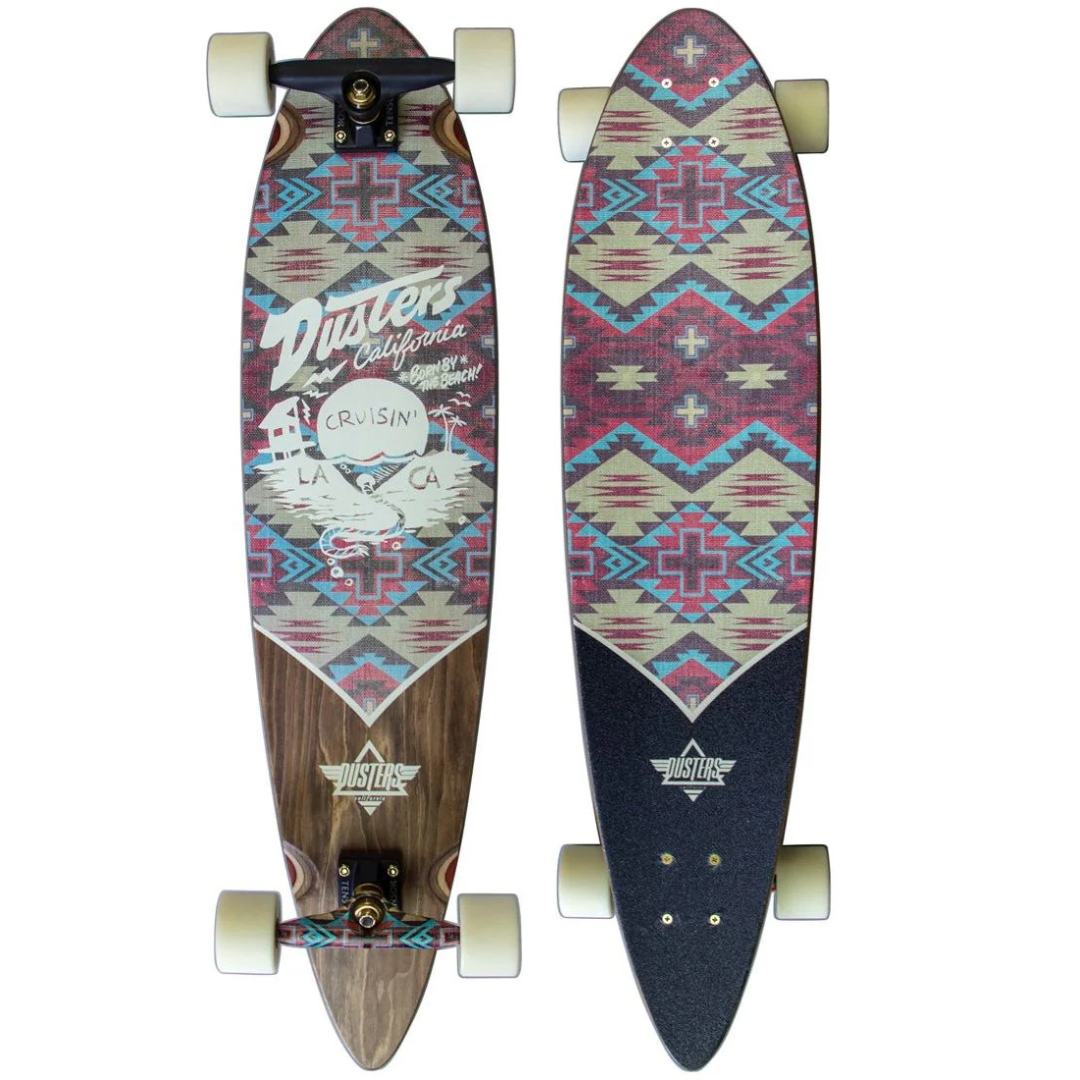 *BLEMISHED* 37" Dusters California Cruisin Nomad Multi Longboard Complete Skateboard