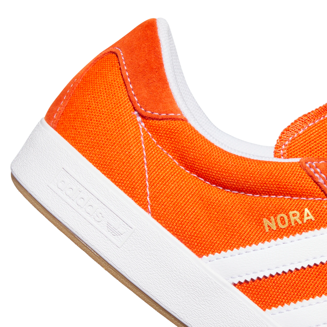 Adidas Skateboarding Nora Orange / White Shoes