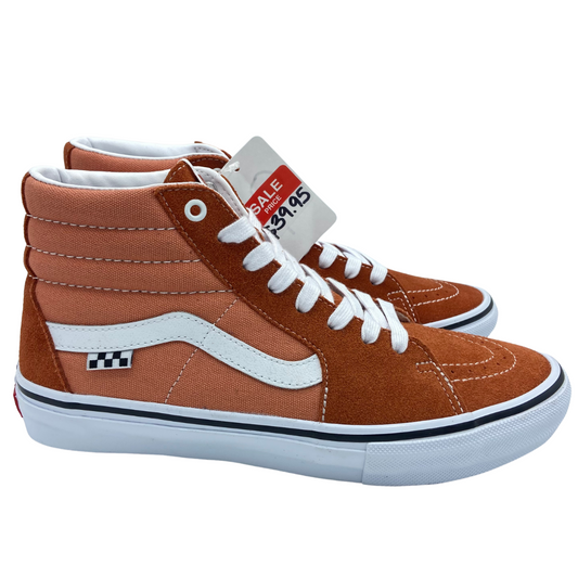 DISCOLORED Vans Sk8-Hi Burnt Ochre Orange Skate Shoes NO BOX*