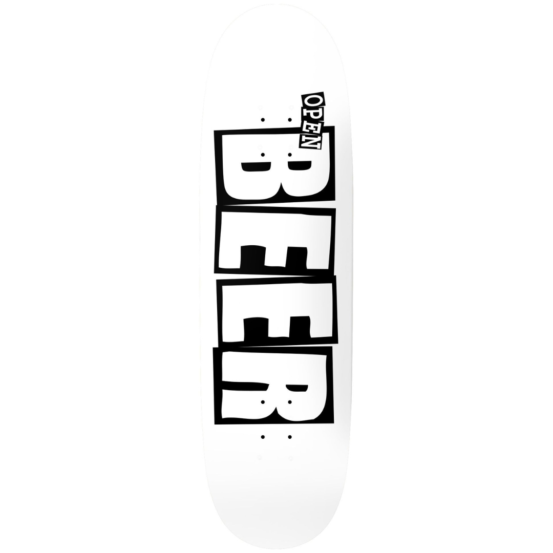 9.25" Baker Nuge Open Beer Logo Skateboard Deck