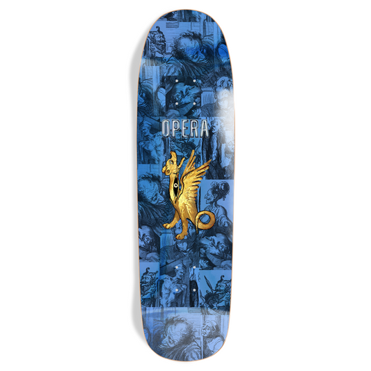 9.125" Opera Skateboards Dragon Deck - Blue