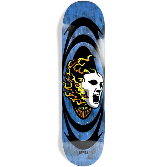8.5" Opera Kieran Woolley Screaming Mask Skateboard Deck