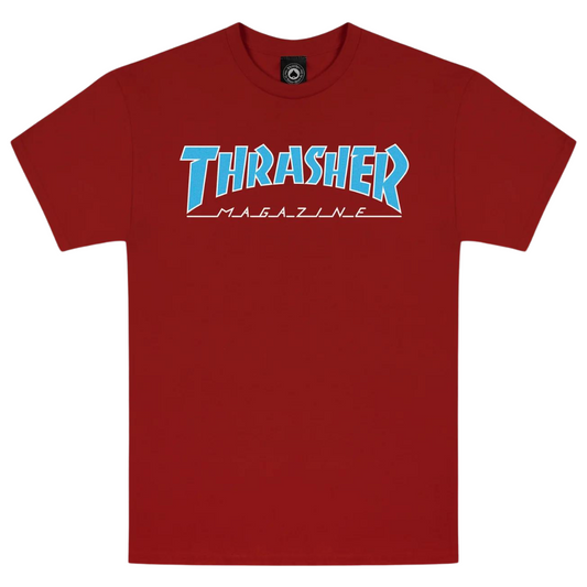 Thrasher Magazine Outlined T-Shirt - Red