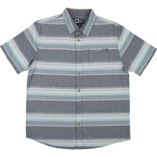 Salty Crew Outskirts Short Sleeve Woven Button-Up Shirt - Navy