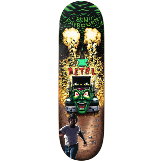 8.75" Metal Ben Raybourn Maximum Overdrive Skateboard Deck