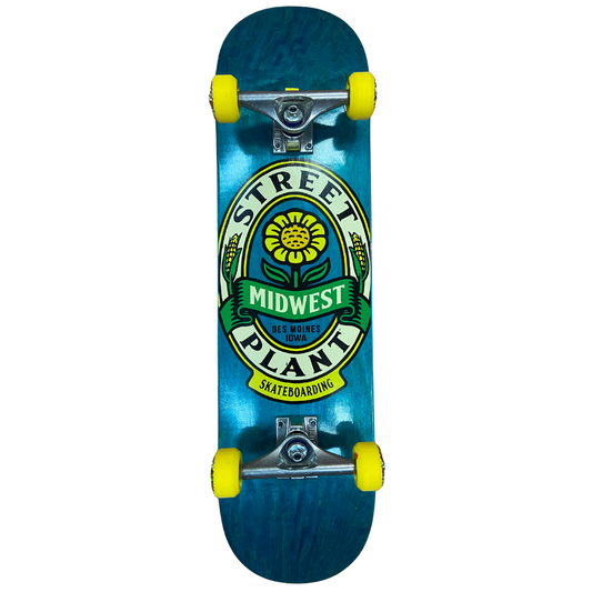 8.1" Street Plant Midwest Flower Complete Skateboard PSS Complete B