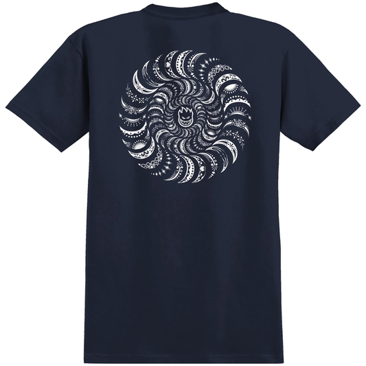 Spitfire Wheels Classic Swirl Paisley T-Shirt - True Navy