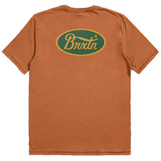 Brixton Parsons T-Shirt - Burnt Orange