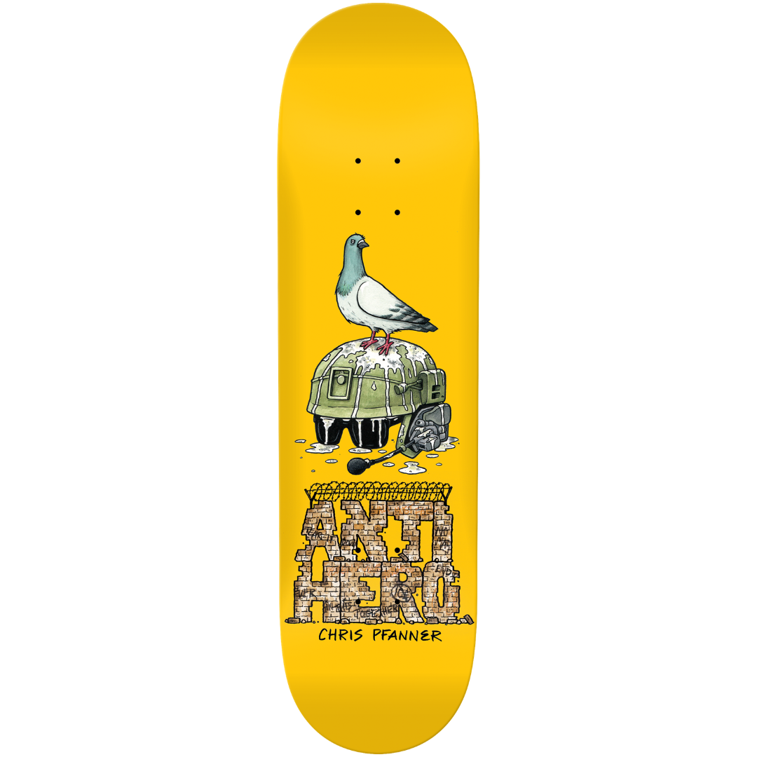 8.25" Anti-Hero Chris Pfanner Libertad Skateboard Deck