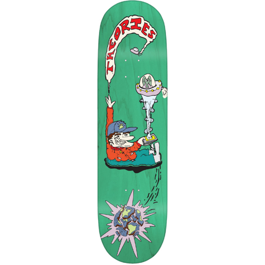 8.5" Theories Picasso Invasion Skateboard Deck - Assorted Stains
