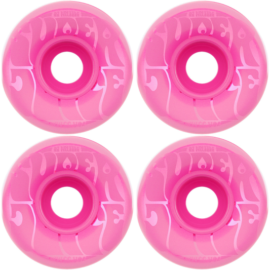 55mm OJ Wheels Bubble Gum Mini Super Juice Transparent Pink 78a