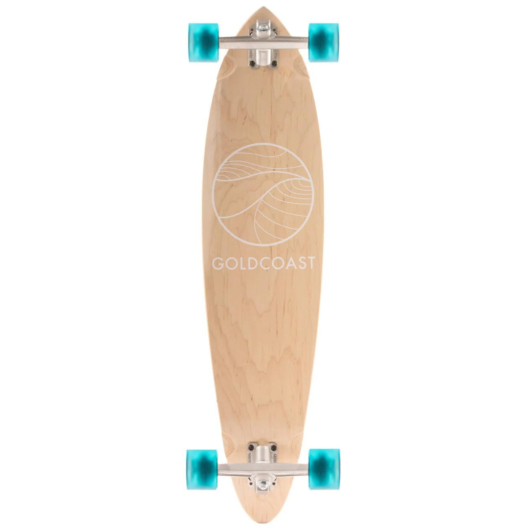 Gold Coast Classic Blond Pintail Longboard Complete Skateboard 37.75"