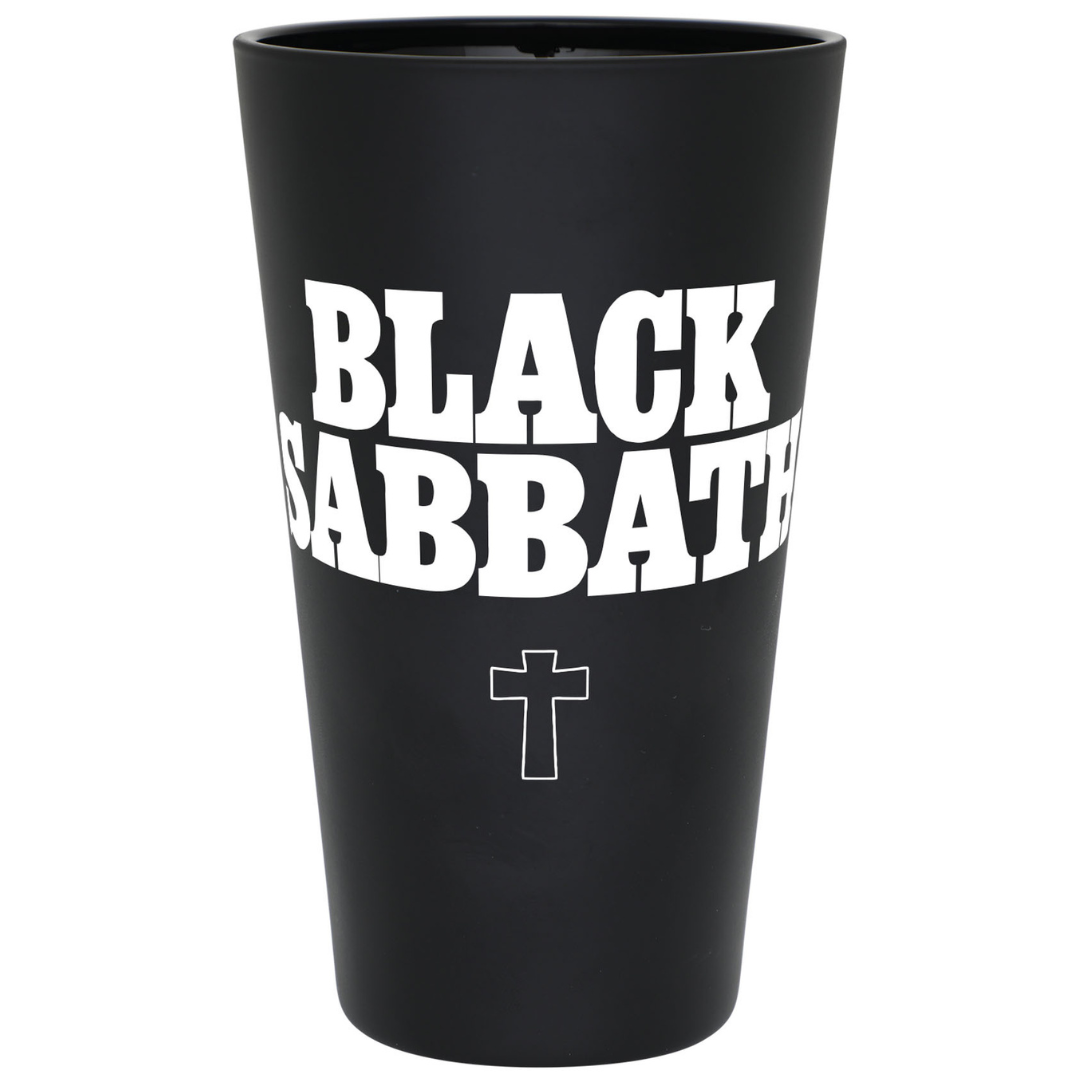 Black Sabbath x OJ Wheels Pint Glass - Black Frosted