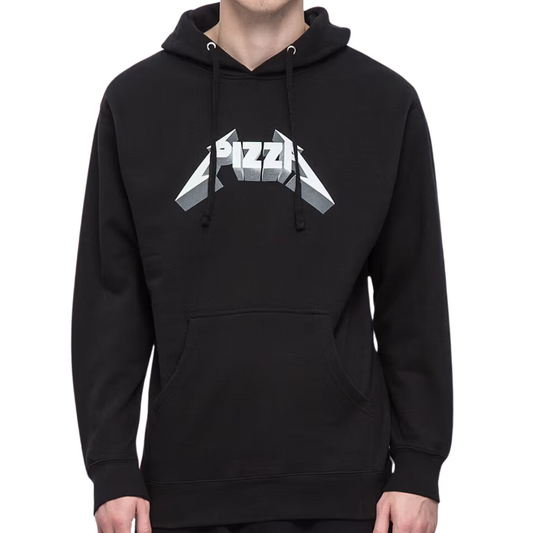 Pizza Skateboards Metal Hoodie - Black