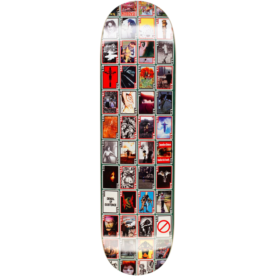 8.25" Hockey Playing Cards Team Skateboard Deck - Shape 1