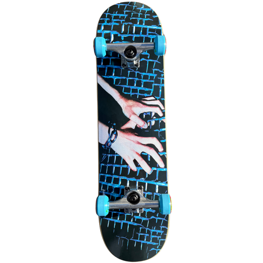 8.25" Polar Platt Caged Complete Skateboard