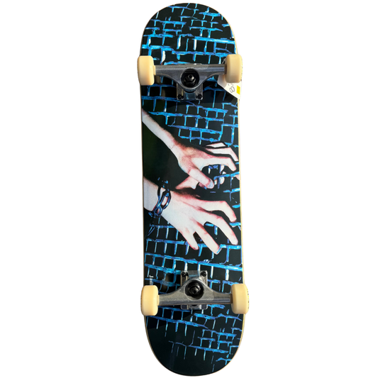 8.25" Polar Platt Caged Complete Skateboard