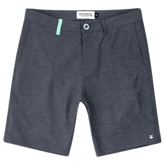 Jetty Polywog Hybrid Walk Shorts - Charcoal