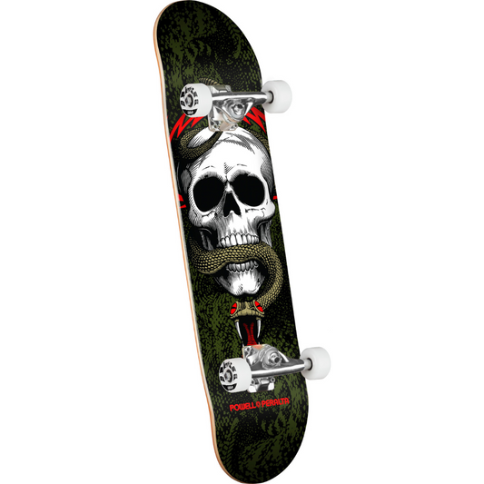 8.25" Powell Peralta Skull & Snake Birch Complete Skateboard Black / Green