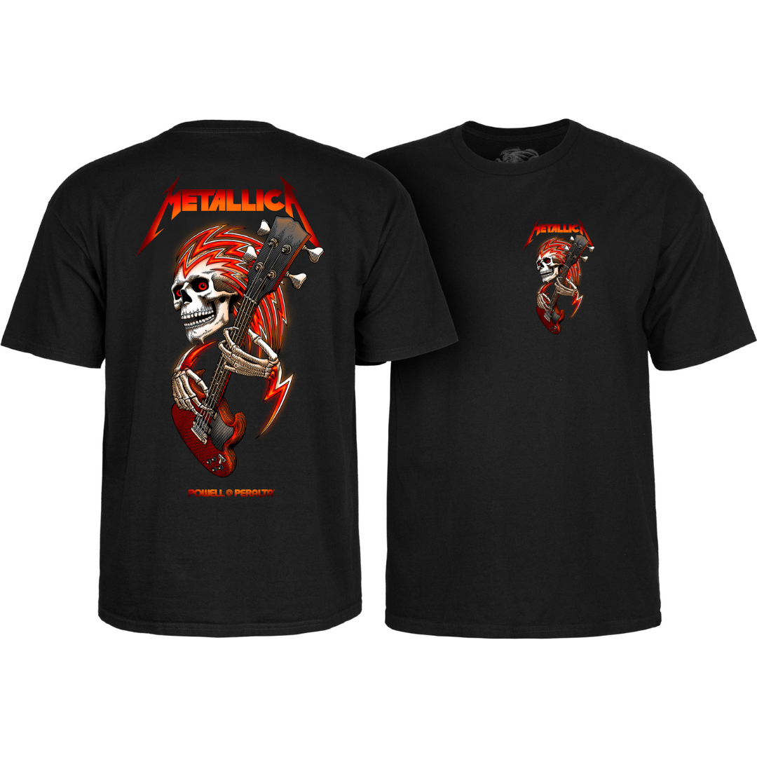 Powell Peralta x Metallica Collab T-Shirt - Black