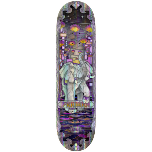 8.5" Real Skateboards Patrick Praman Holographic Cathedral Deck