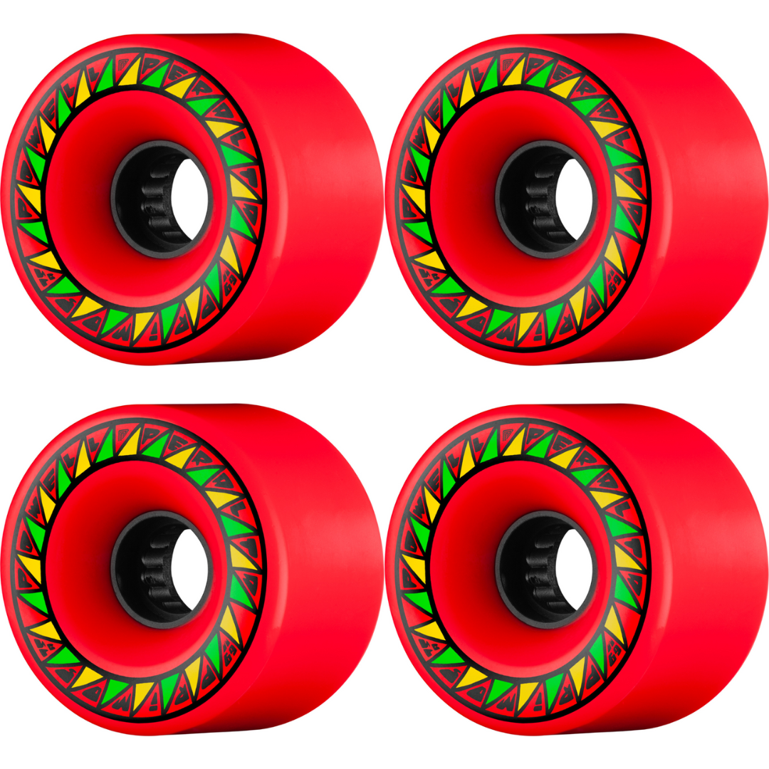 69mm Powell Peralta Primo Skateboard Wheels 75a Red