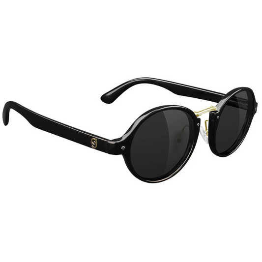 Glassy P-Rod Premium Polarized Sunglasses - Black / Gold