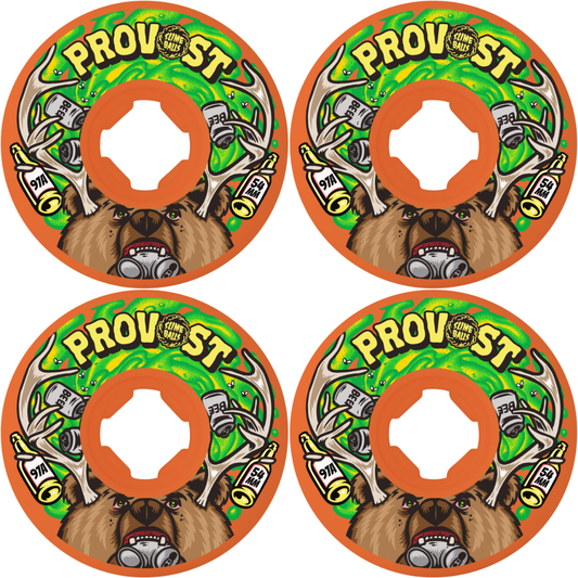 54mm Slime Balls Wheels Collin Provost Beer Guest Vomit Mini Orange 97a