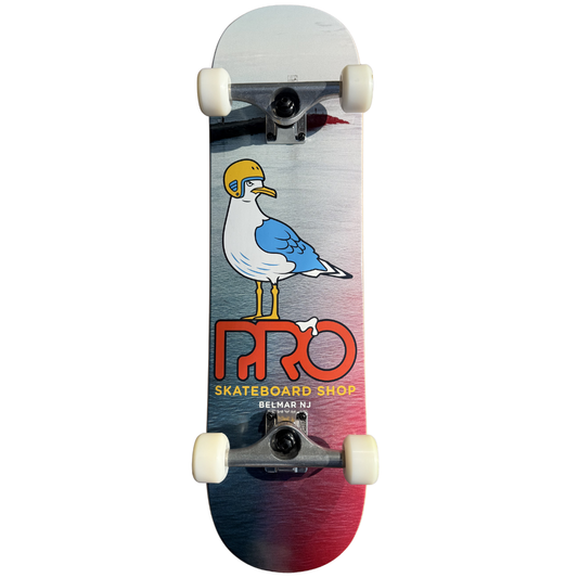 8.25" Pro Skateboard Shop Belmar Seagull Complete Skateboard (INDY 144)