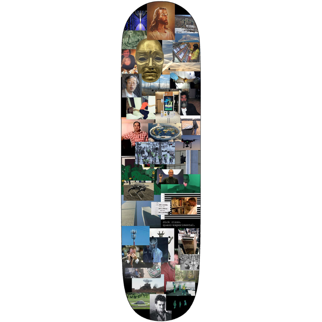 8.25” Quasi Dick Rizzo Psyop Skateboard Deck