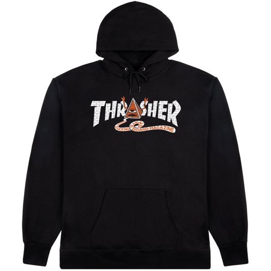 Thrasher x Toy Machine Pyramid Hoodie - Black