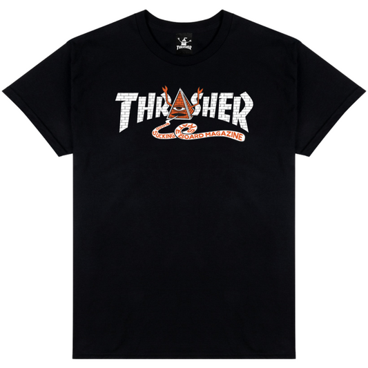 Thrasher Magazine x Toy Machine Pyramid T-Shirt - Black