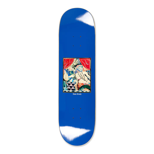 8.5" Polar Skateboards Dane Brady Time Travelers Blue Skateboard Deck (Short)