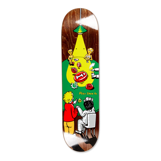 8.5" Polar Skateboards Oskar Rozenberg Poker Face Skateboard Deck - Assorted Stains