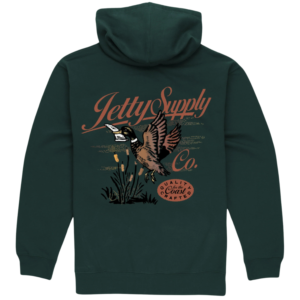 Jetty Quack Hoodie - Green