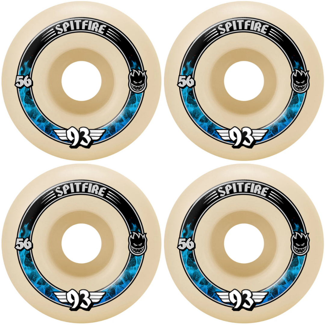 56mm Spitfire Wheels F4 Formula Four Radials Natural