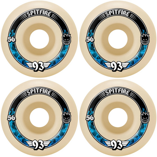 56mm Spitfire Wheels F4 Formula Four Radials Natural