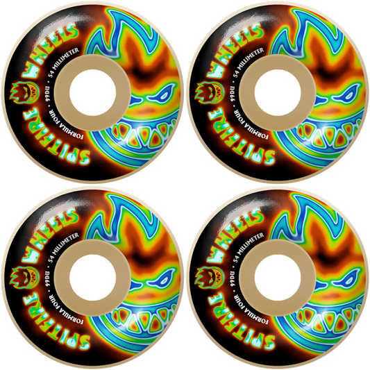 54mm Spitfire Formula Four F4 Radioactive Bighead Wheels 99a