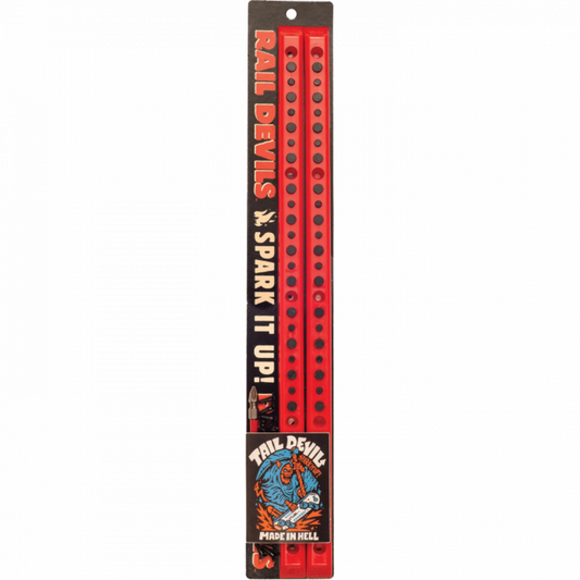 Tail Devil Rail Devils Sparking Skateboard Rails - Red